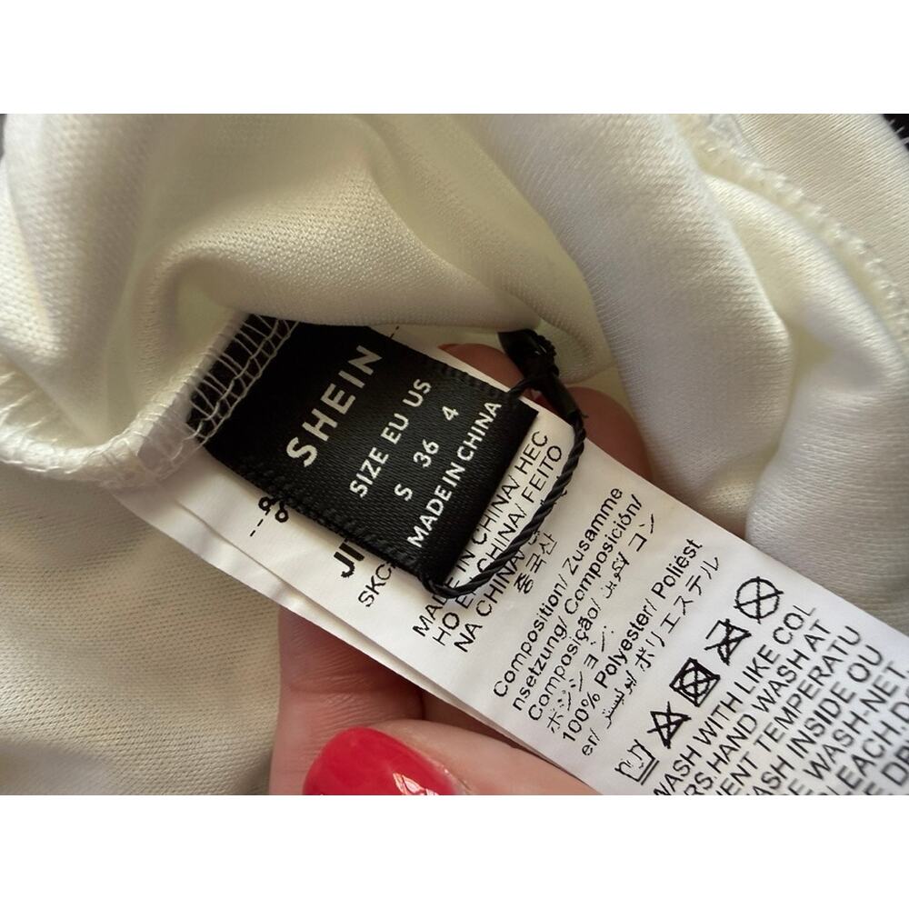 Shein White Lack Tank - Picture 4 of 4